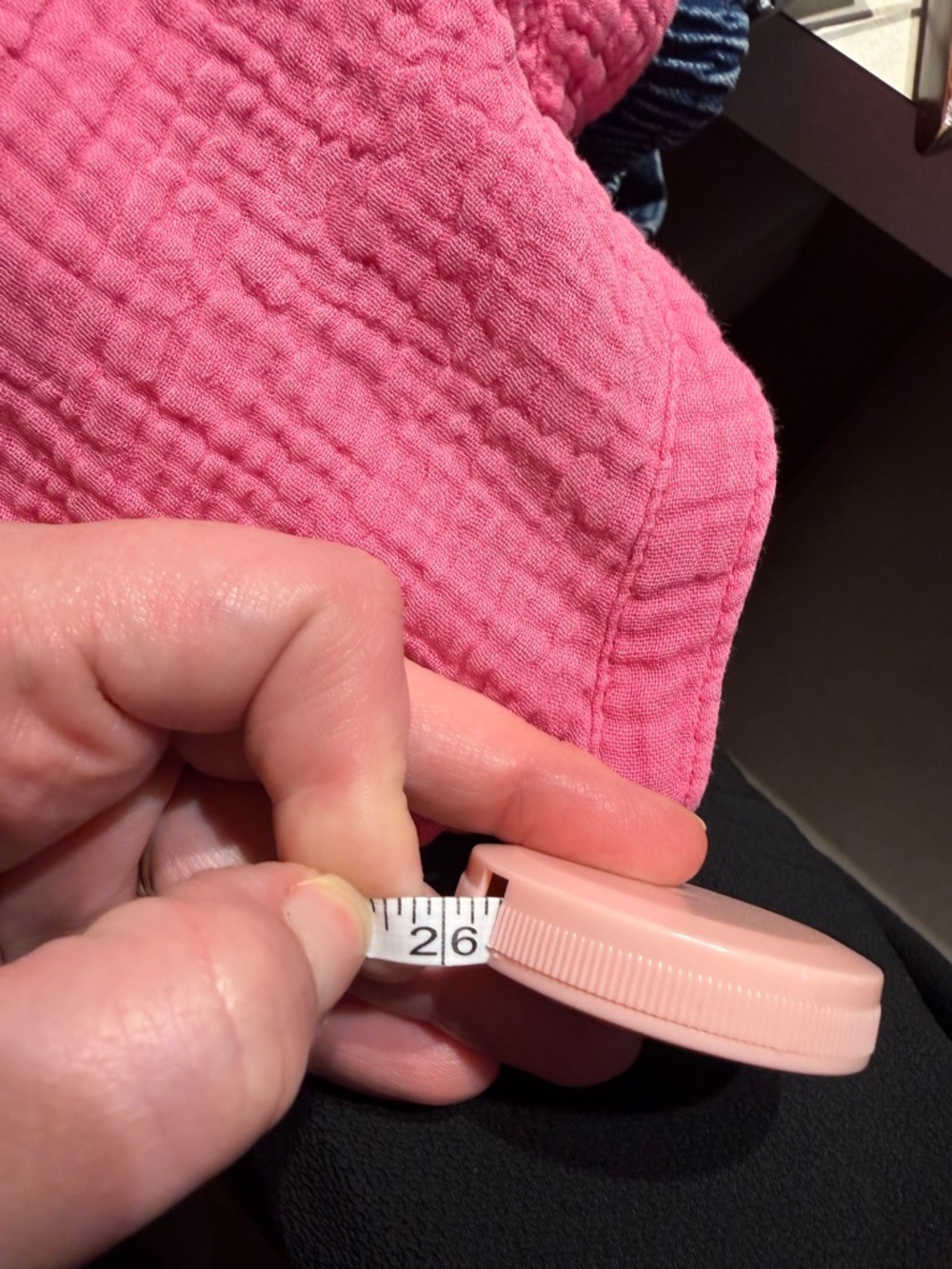 Faherty Pink Short-Sleeve Button Top - Picture 9 of 9